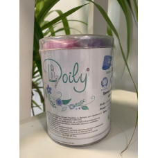 Трусики JESSICA Doily® (10 шт в тубусі) зі спанбонду Колір: рожевий, бордовий, фіолетовий