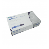 Рукавички нітрилові Medicom SafeTouch® Advanced™ COOL BLUE (фіолетові) р. S оглядові нестерильні текстуровані 