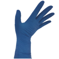 Рукавички латексні HIGH RISK MEDICOM SafeTouch® Megapower підвищеного ризику без пудри текстуровані нестерильні  р.М (18,5 г)