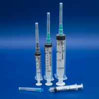 Шприц  3-х компонентний «ALEXPHARM», 2 мл., Luer Lock, з голкою 23G (0,6 х 30 мм.)