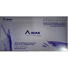 Рукавички нітрилові IGAR (Фіолетовий) р....
